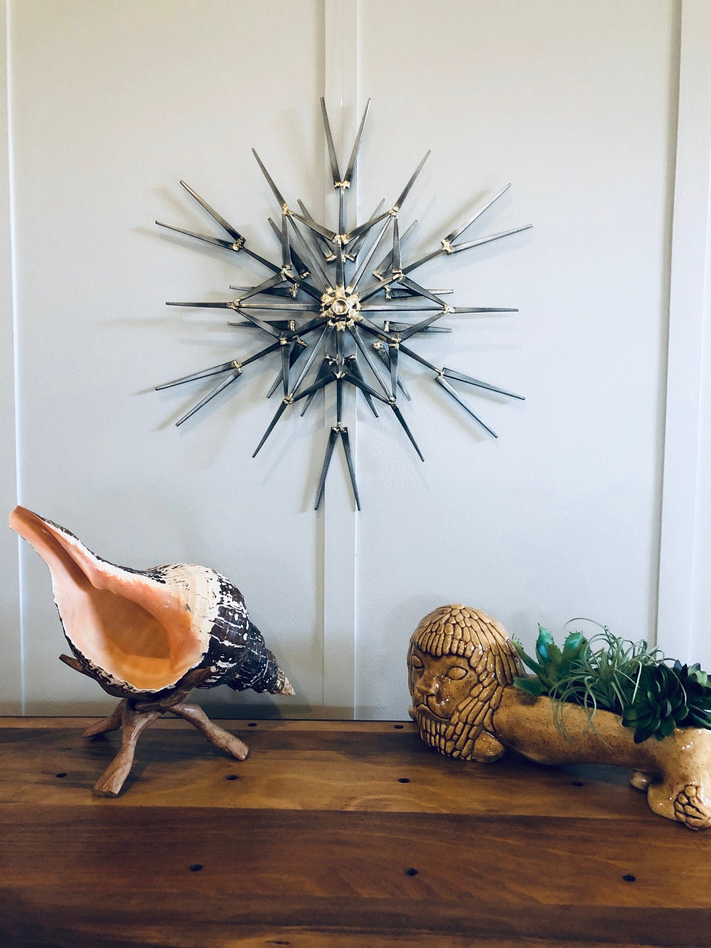 Clyde-o-scope - Brutalist Mid-Century style Metal Wall Sculpture