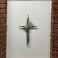 Ascending Descending Cross - Metal Wall Sculpture - A Brutalist Mid-Century style - in the form of a cross