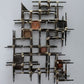 Better Together - Brutalist Mid-Century style Metal Wall Sculpture