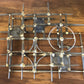 Around and About - Metal Wall Sculpture - Brutalist Mid-Century style - wall mount or free standing