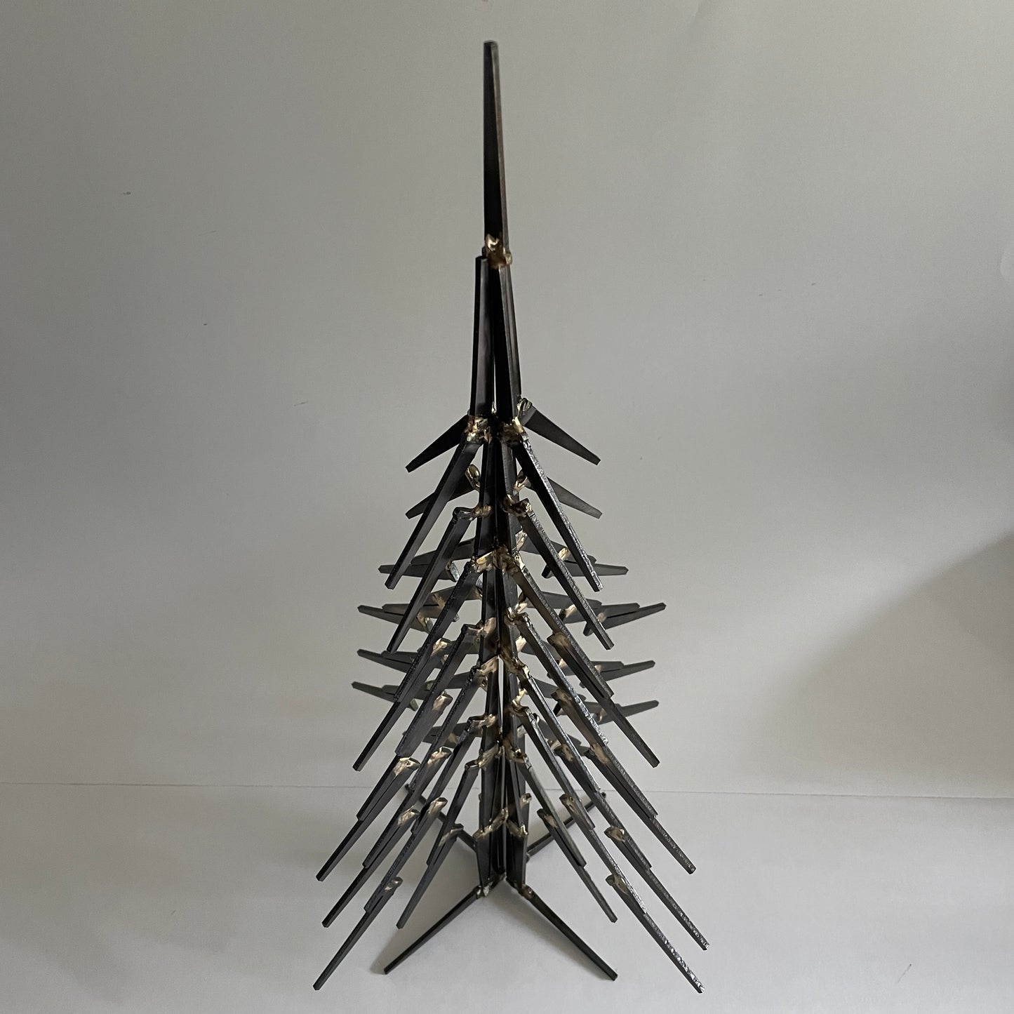 Metal Free Standing Spruce Tree - Brutalist Mid-Century style