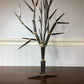 Metal Free Standing or Wall Sculpture - Standing Tree - Brutalist Mid-Century style